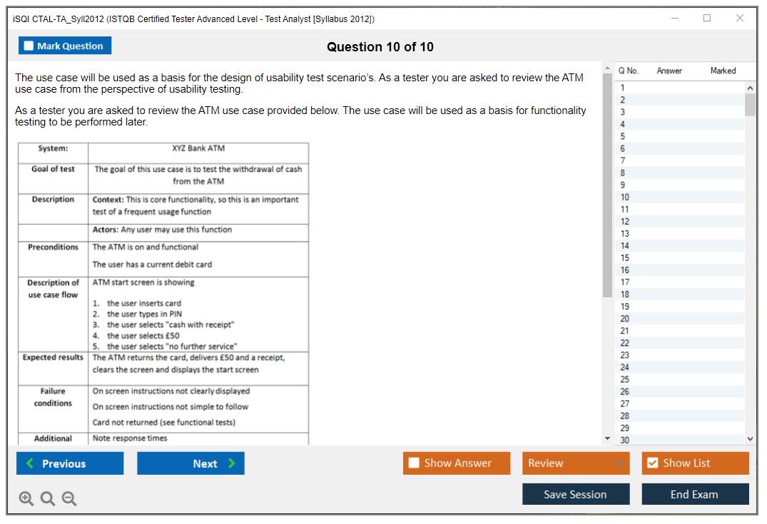 Latest CTAL-ATT Test Objectives