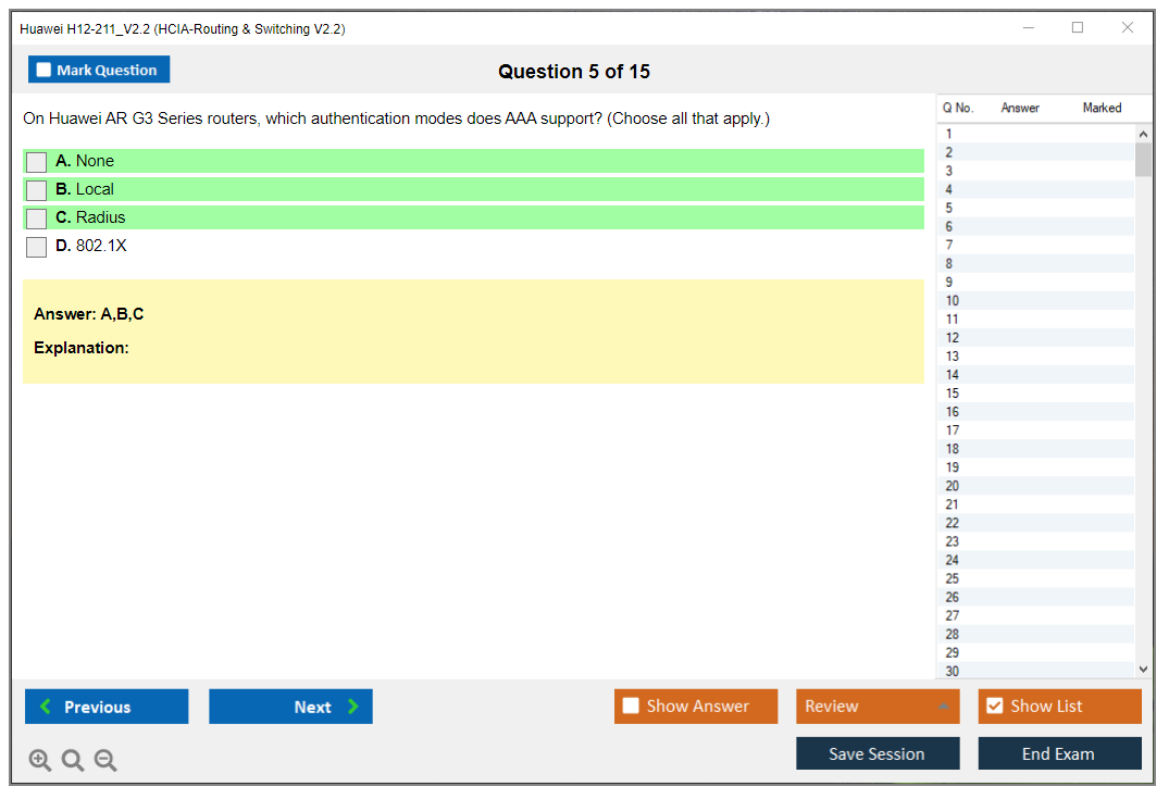 New H14-231_V1.0 Test Format