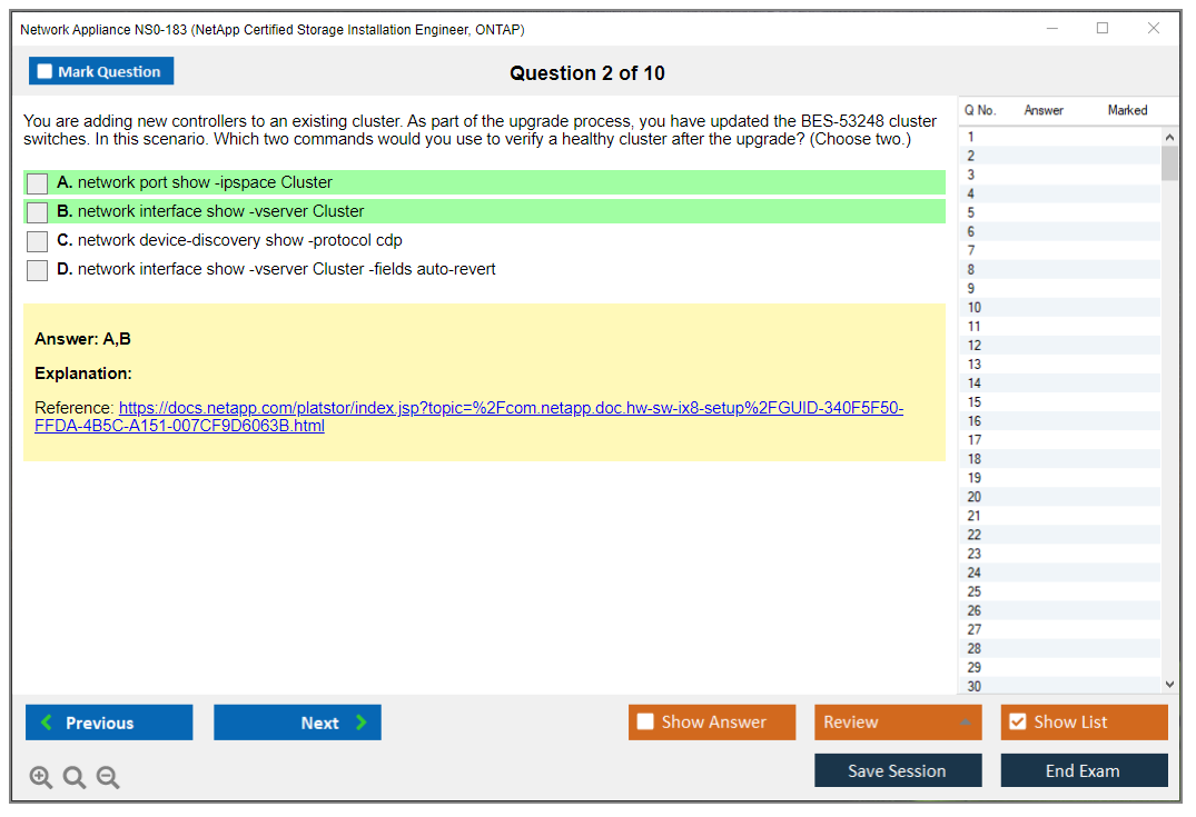 NS0-516 Examcollection Vce