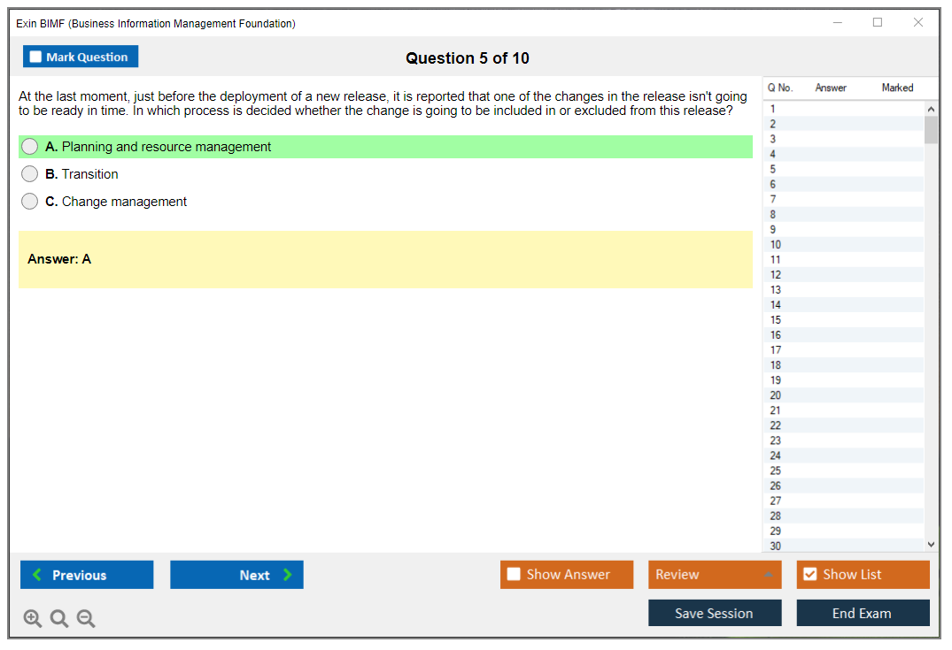 PR2F Exam Fragen