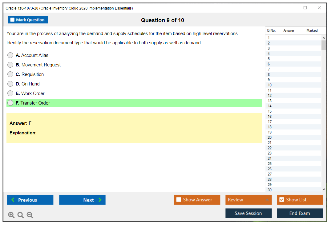 Popular 1z0-1073-22 Exams