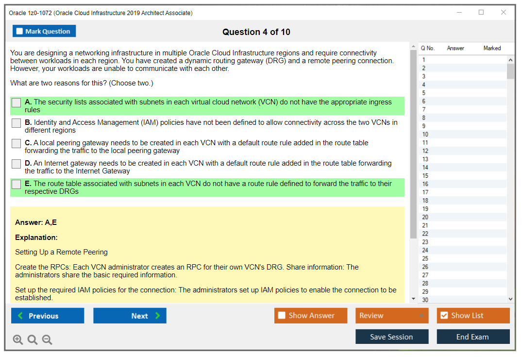 Exam 1z0-1072-22 Learning