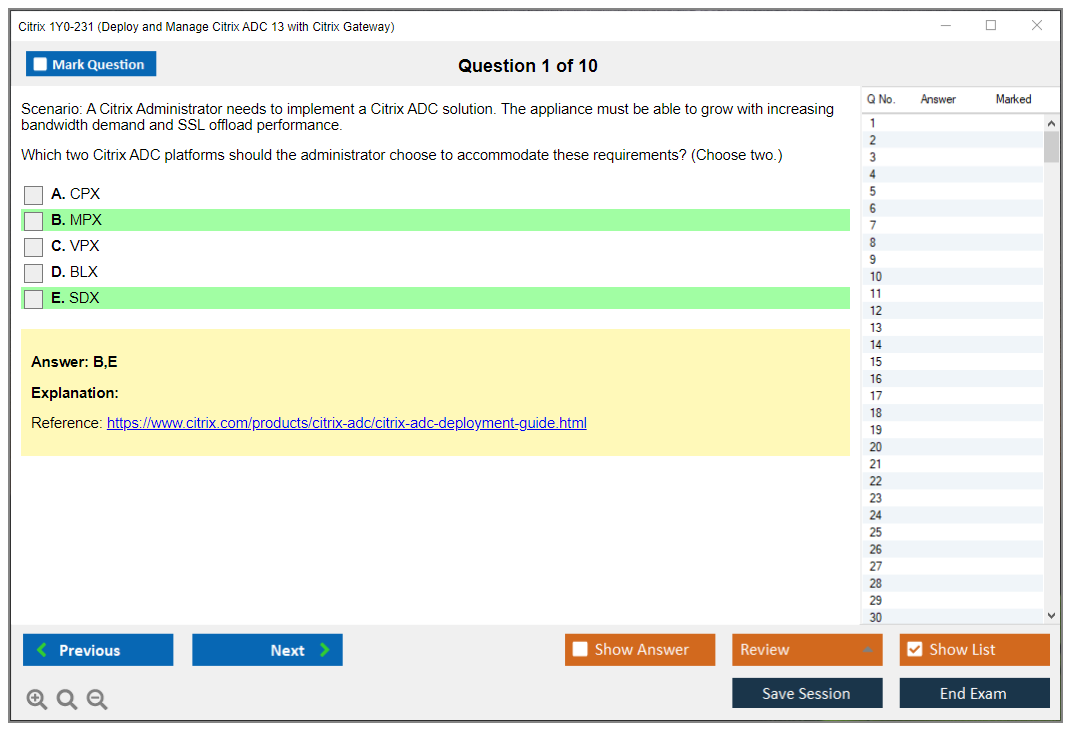 1Y0-231 Latest Test Answers