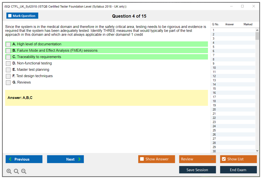 Test CTFL-Foundation Dumps Demo