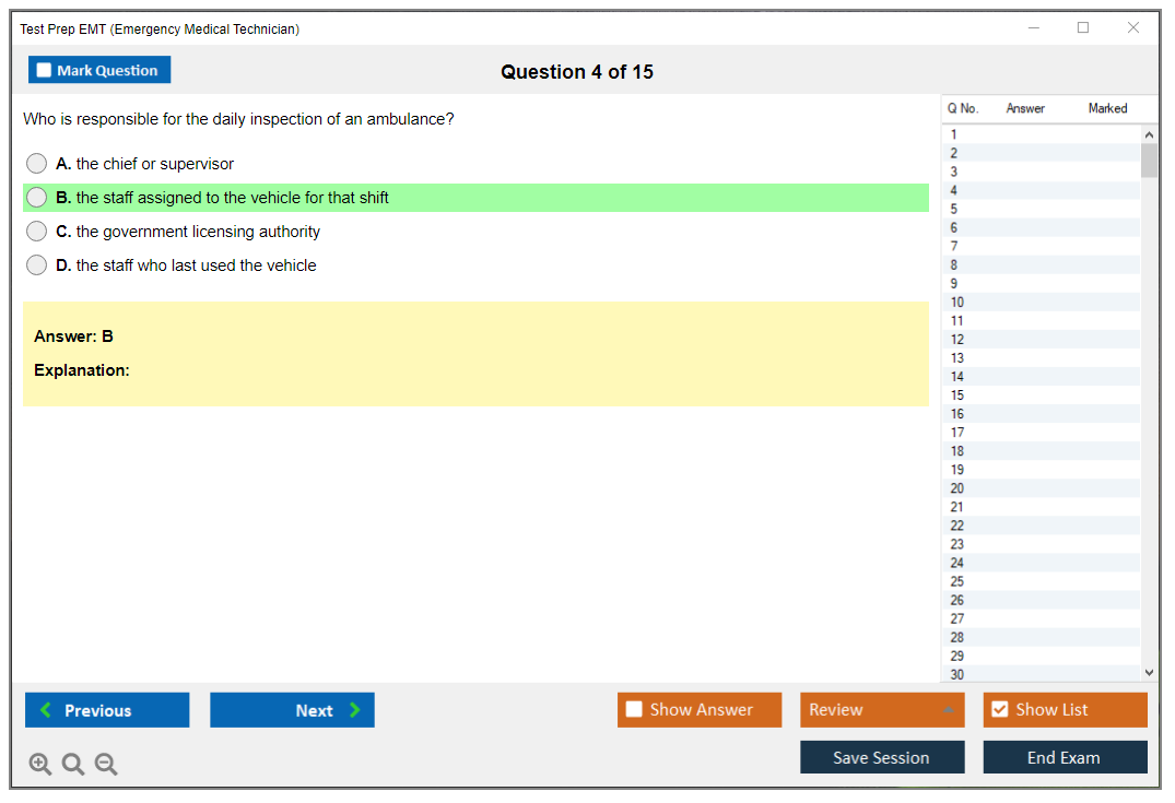 emt practice test online free