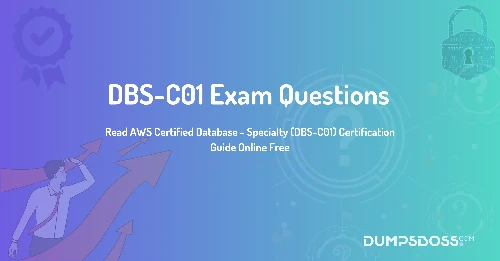 AWS Certified Database - Specialty (DBS-C01) Certification Guide