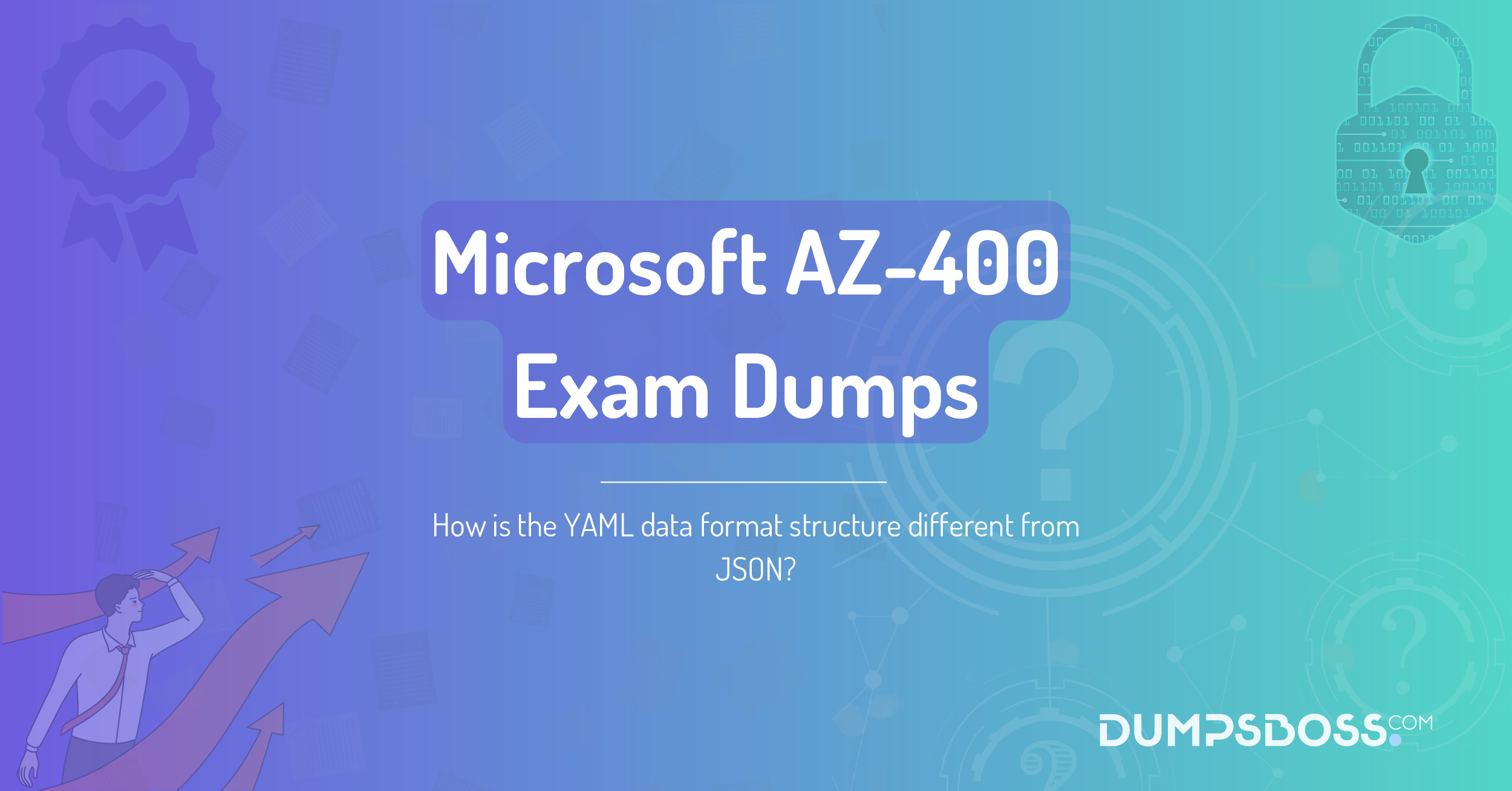 How is the YAML data format structure different from JSON?