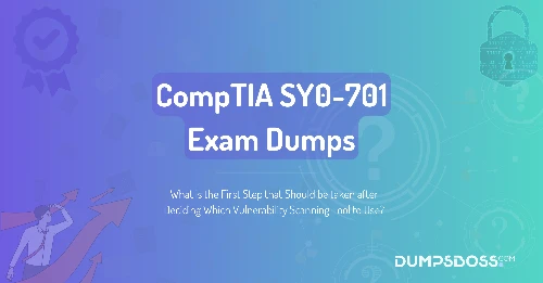 What is the First Step that Should be taken after Deciding Which Vulnerability Scanning Tool to Use?