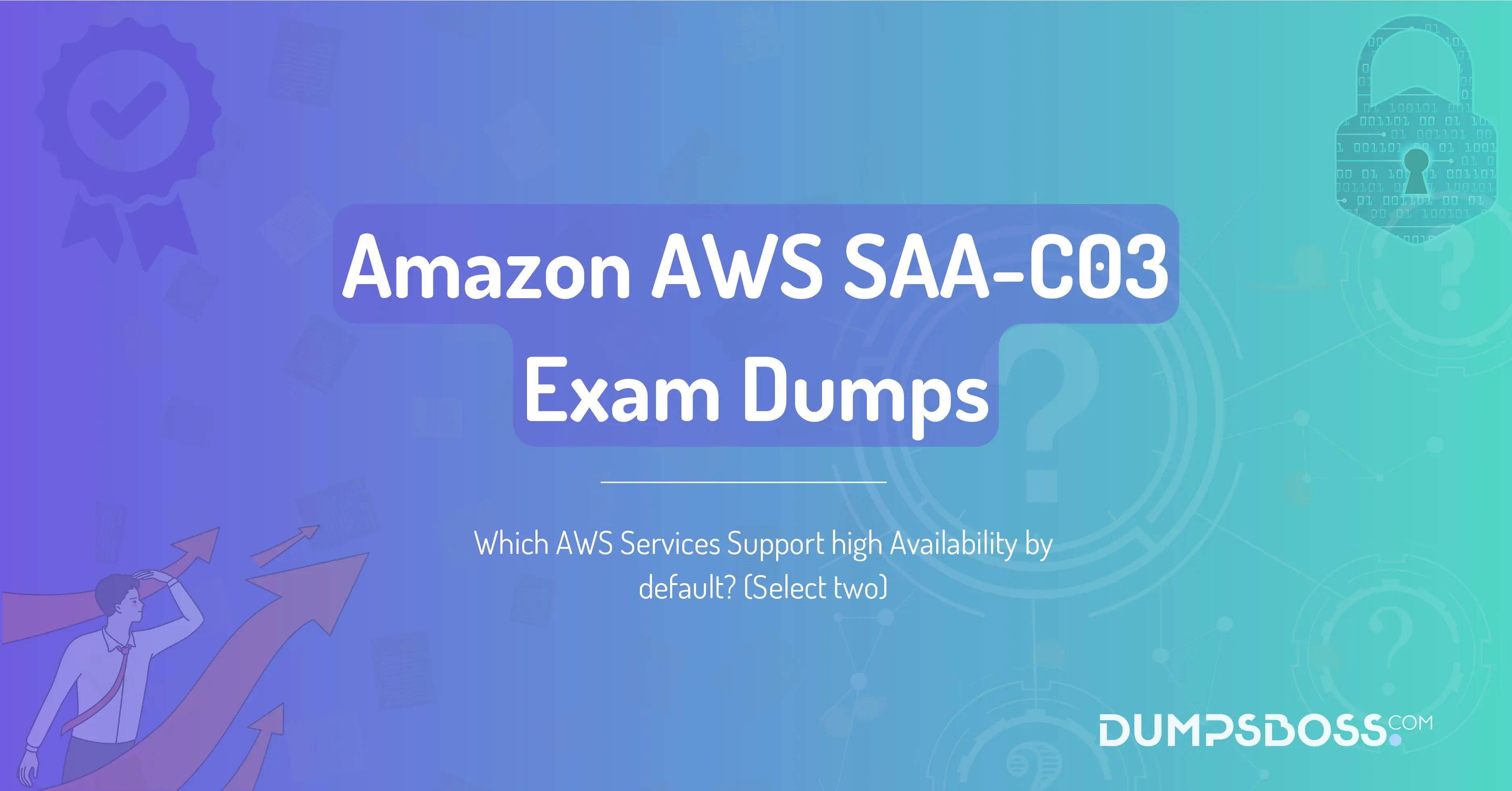 Which AWS Services Support high Availability by default? (Select two)