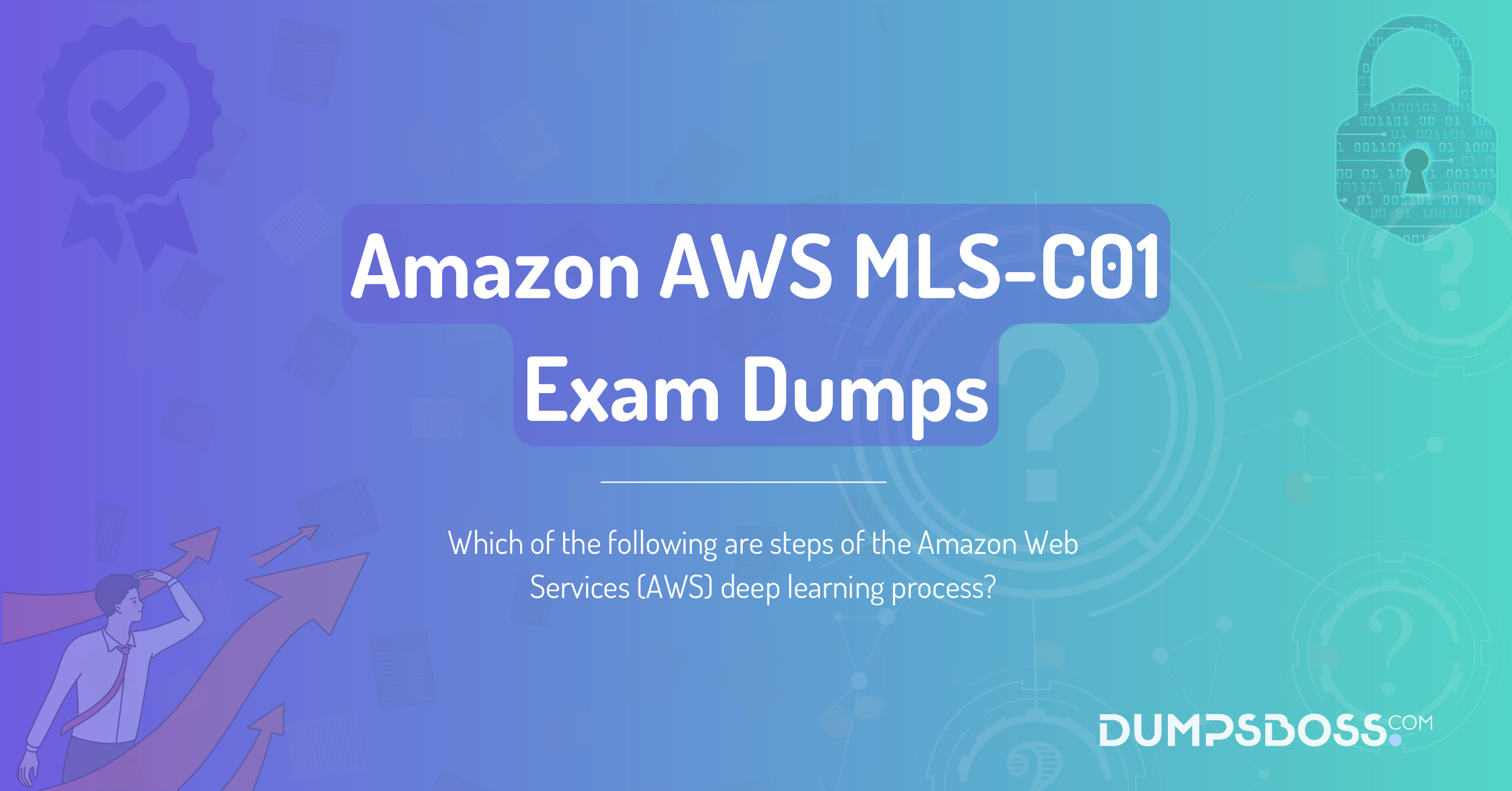 Which of the following are steps of the Amazon Web Services (AWS) deep learning process?