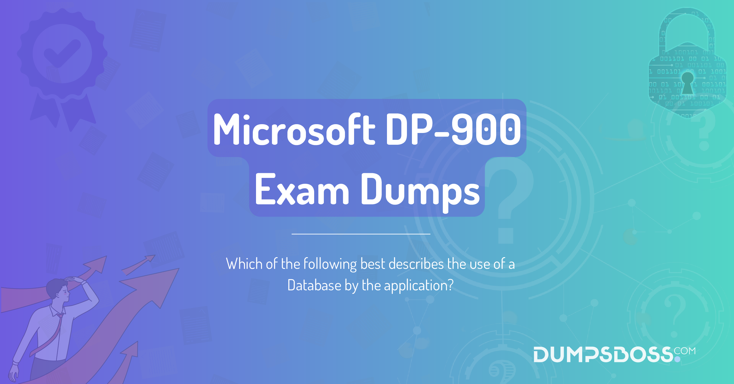 Which of the following best describes the use of a Database by the application?