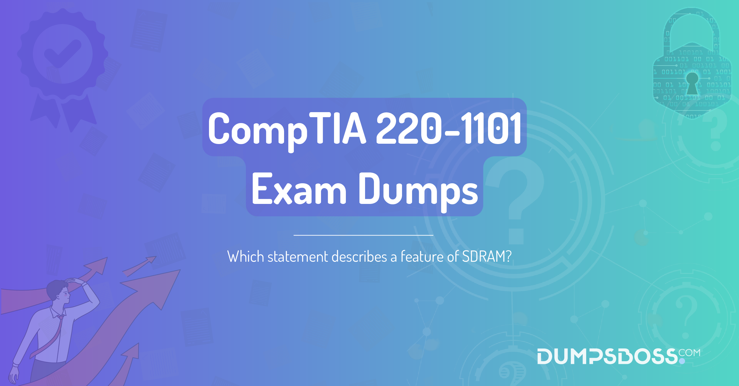 Which statement describes a feature of SDRAM?