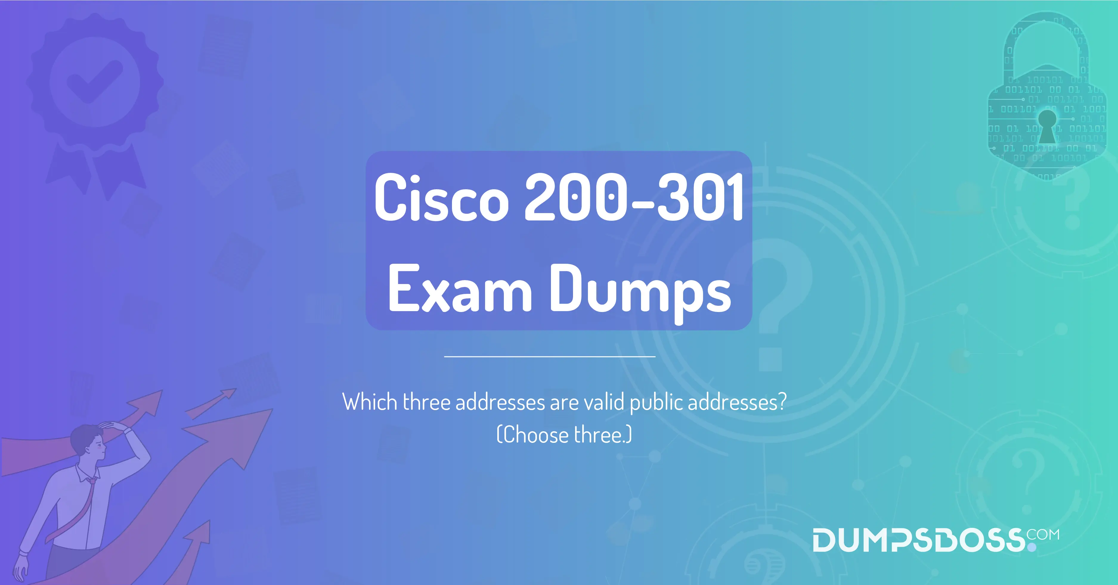 Which three addresses are valid public addresses? (Choose three.)