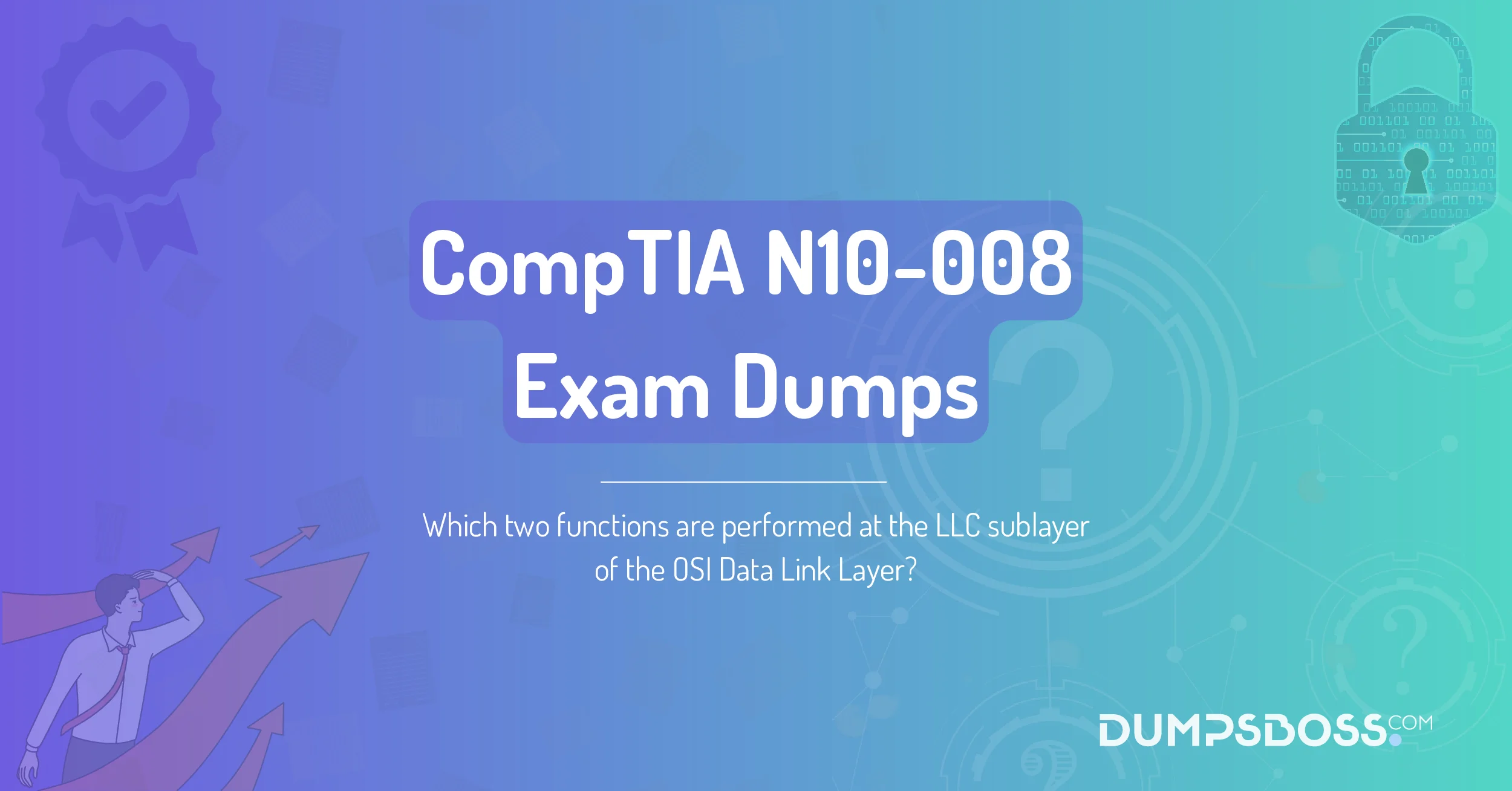 Which two functions are performed at the LLC sublayer of the OSI Data Link Layer? (Choose two.)