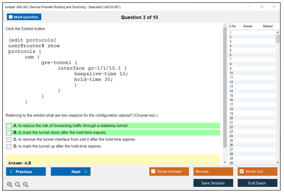 JN0-363 Exam Fragen | Sns-Brigh10