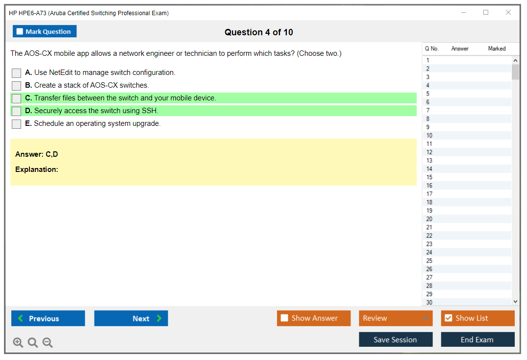 HPE0-J68 Online Prüfung